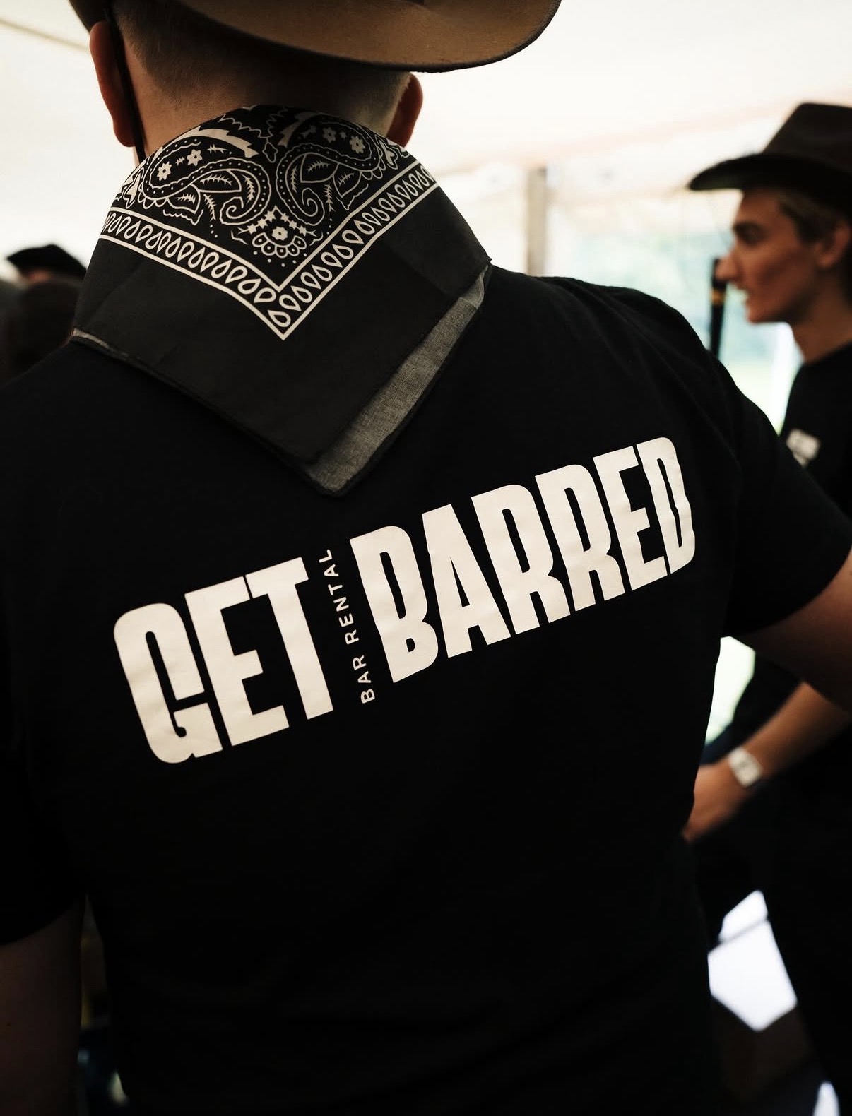 Private events — GetBarred branding