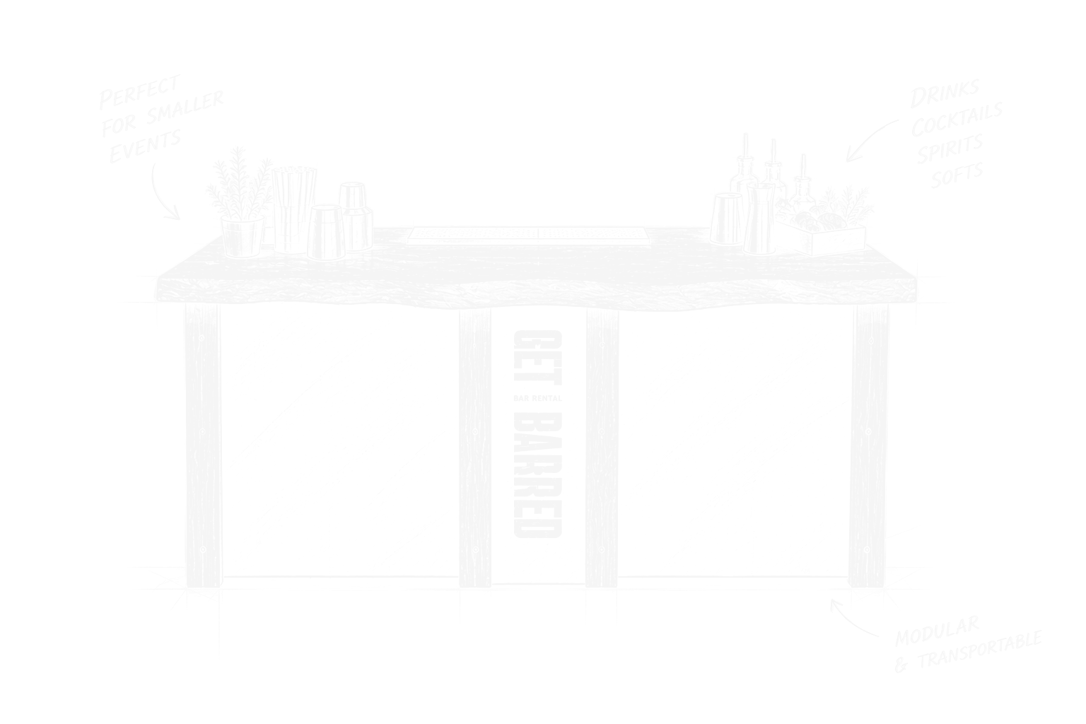 GetBarred Little Man bar illustration